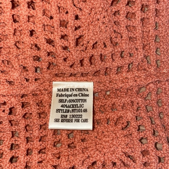 Cropped Crocheted Vest - Picture 6 of 8